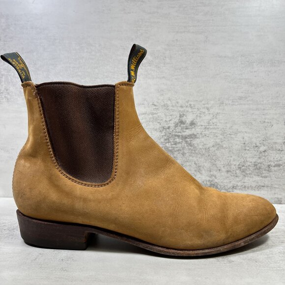 RM Williams Suede Leather Chelsea Boots - Women's Size 9 - Picture 4 of 12